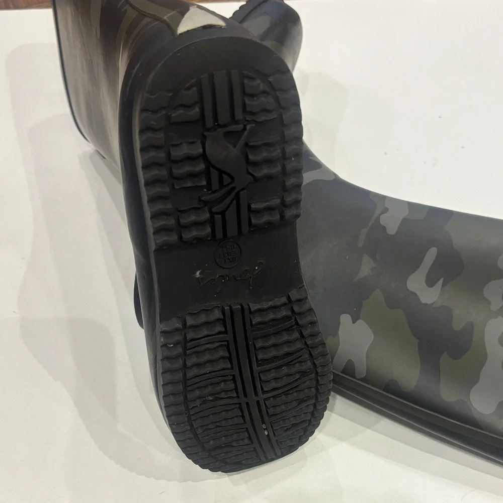 Joules Olive Camouflage Boots